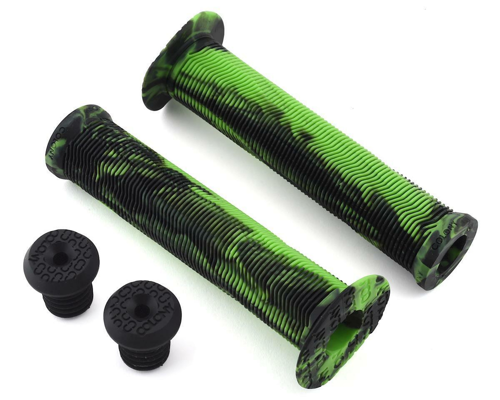 Ручки на руль BMX Much Room Grips, 30х140мм цвет черно-зеленый, арт. I15-955T COLONY