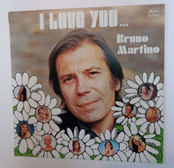 Винтажная виниловая пластинка LP Bruno Martino I Love You (Италия 1975)