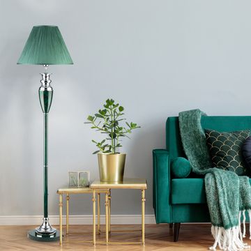 Торшер 009/1T GR зелёный Majorka Классика Eurosvet