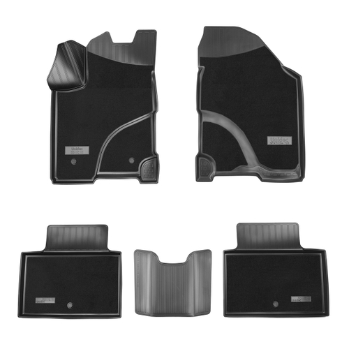 Ковры в салон Norplast/Unidec для VAZ Lada Vesta в кузове FL (2022-)Полиуретан,Черный, арт.NPA11-C94-720-CM