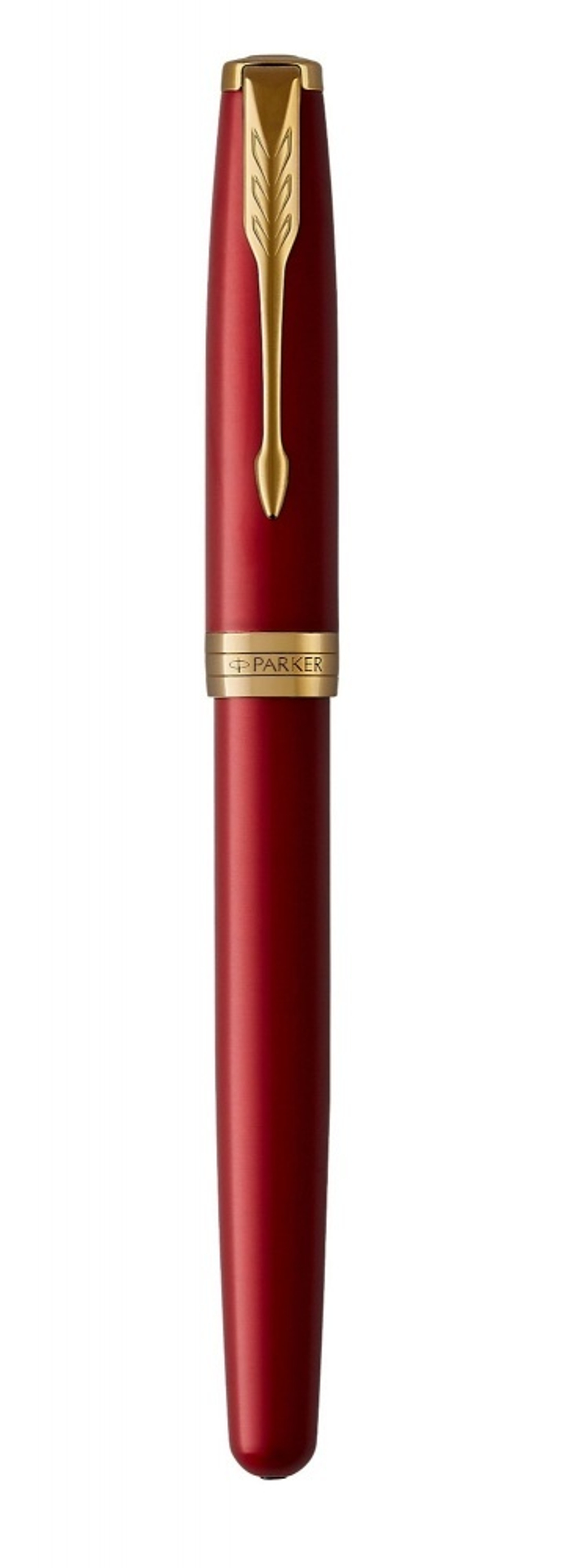 Ручка-роллер Parker Sonnet Red Intense GT1931475, стержень: F, цвет чернил: black, в подарочной упаковке