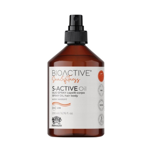 Спрей-масло для волос и тела SPF15 Farmagan Bioactive Sun S-Active Spray Oil for Body 200мл