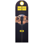 Кабель USB - microUSB HOCO X20 2м силиконовый Black