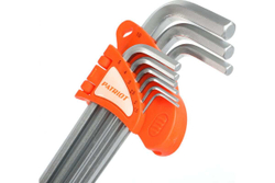 Набор ключей PATRIOT SKH-9EL, шестигранные с шаром, экстра длинные, 1,5-10мм, CRV, 9 шт 350002006