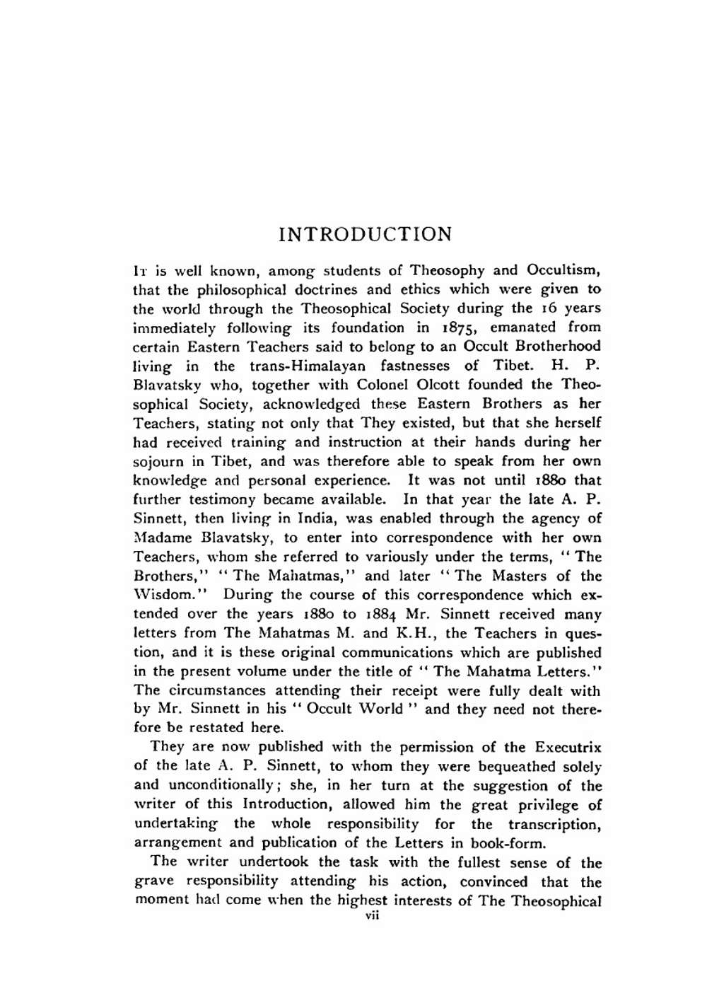 The Mahatma Letters to A. P. Sinnett from the Mahatmas M. & K. H. | Alfred Trevor Barker
