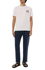 Брюки муж. MC Saint Barth CALAIS 61 синий лён