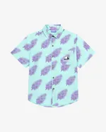 Рубашка YMKASHIX California Flower Голубая