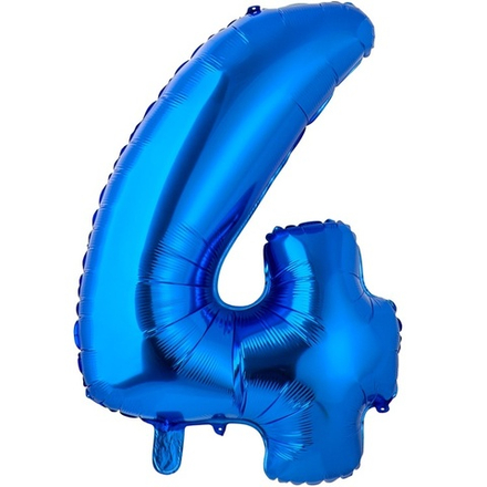 К ЦИФРА 4  26" Синий 60 см.