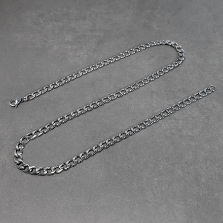 Цепочка из нержавеющей стали, панцирное плетение