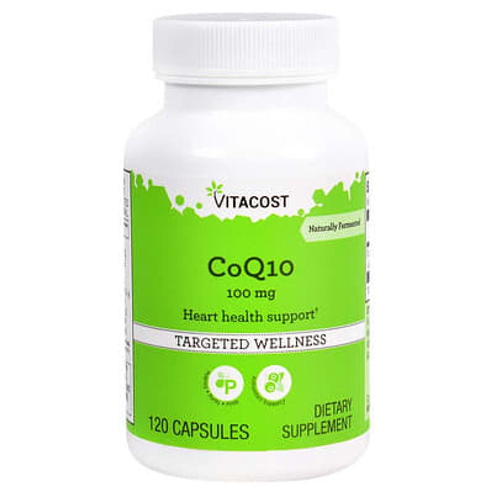 Vitacost, коэнзимQ10, 100 мг, 120 капсул