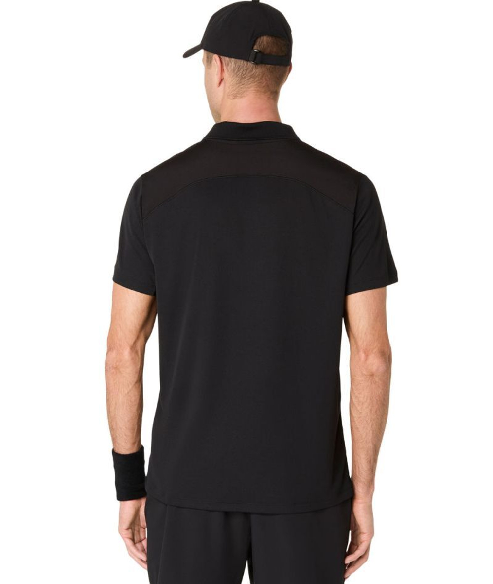 Мужское теннисное поло Asics Court - performance black