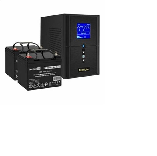 Комплект батарея ExeGate 2шт 33Aч 1000ВА 800Вт EX296791RUS