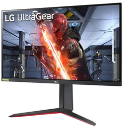 LCD LG 27" 27GN65R-B UltraGear черный и черный/красный {IPS 1920x1080 144Hz 1ms HDMI DisplayPort G-Sync HAS Pivot} [27gn65r-b.aruz]