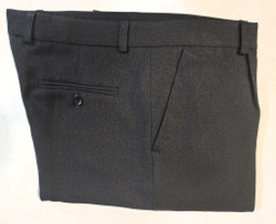 Брюки мужские чёрные демисезонные осенние весенние классические классика теплые шерстяные полушерсть костюмные офисные строгие деловые прямые 48 размер L XL