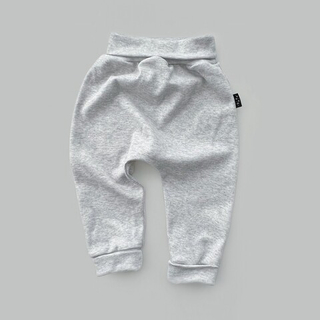 Легкие трикотажные брюки (серый меланж)