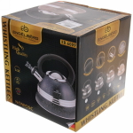 Чайник из нержавеющей стали 3,5л «Грация» со свистком, граффит