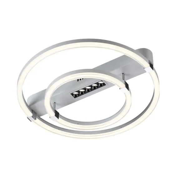 7665/55LR MITRA LED SN 64 Светильник пластик/белый LED 55Вт 3000-4000-6000K 545х505 IP20 пульт ДУ TRECKY