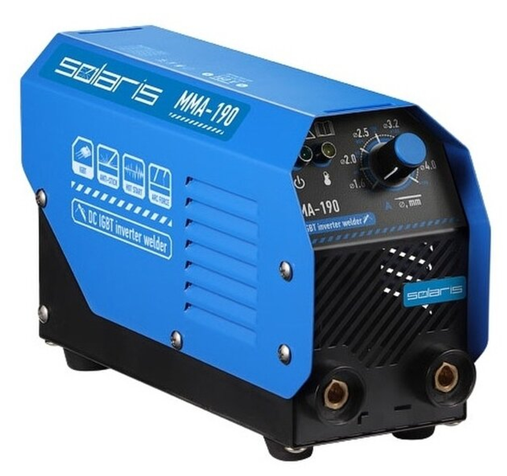 Инвертор сварочный SOLARIS MMA-190 5.6кВт 20-190А(MMA-190)