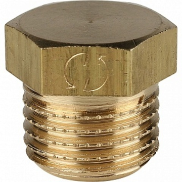 Заглушка 1/4" нар. латунь