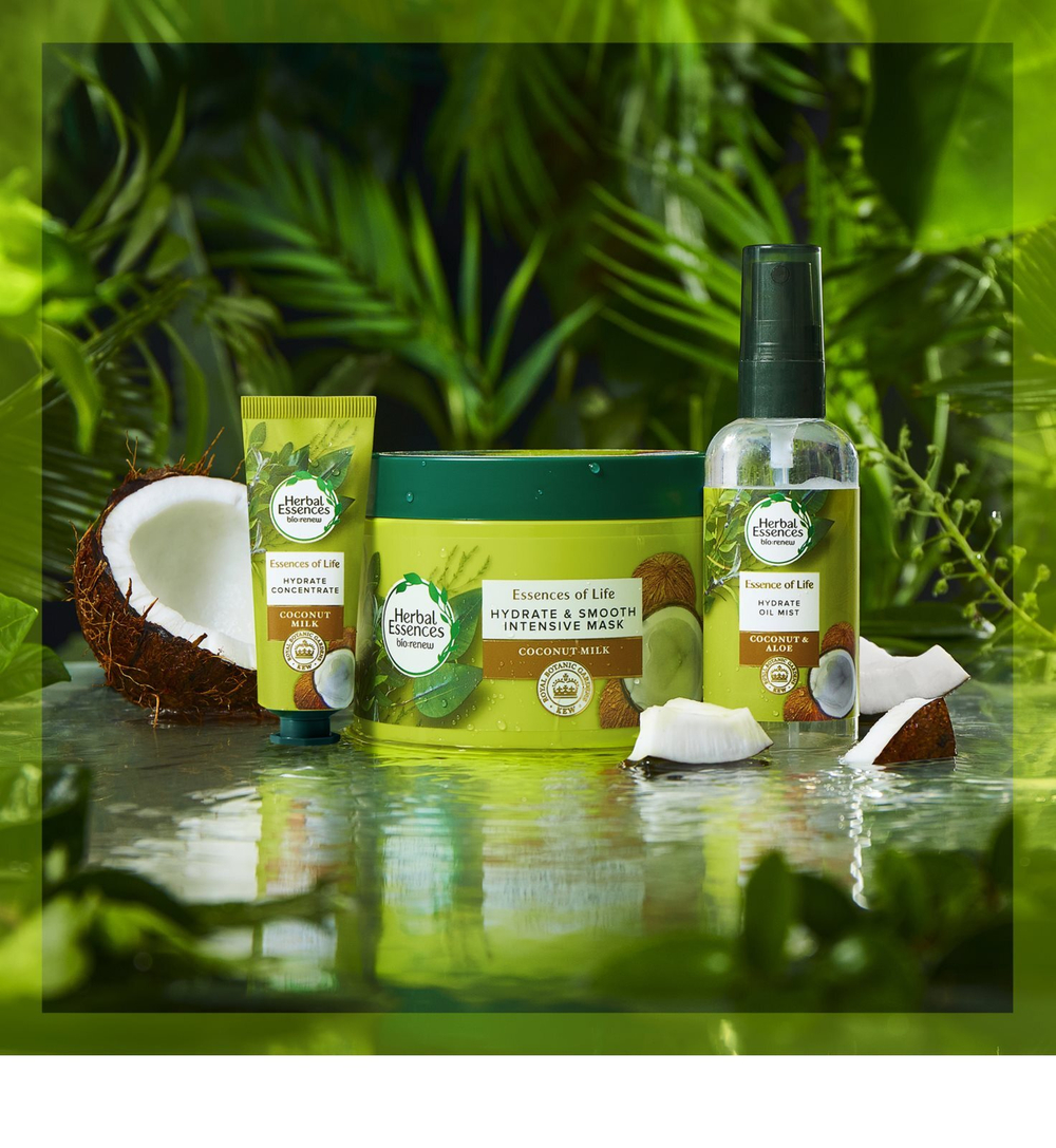 Herbal Essences Essences of Life Coconut Oil - увлажняющая маска для волос /   450  ml  / GTIN 8006540178492