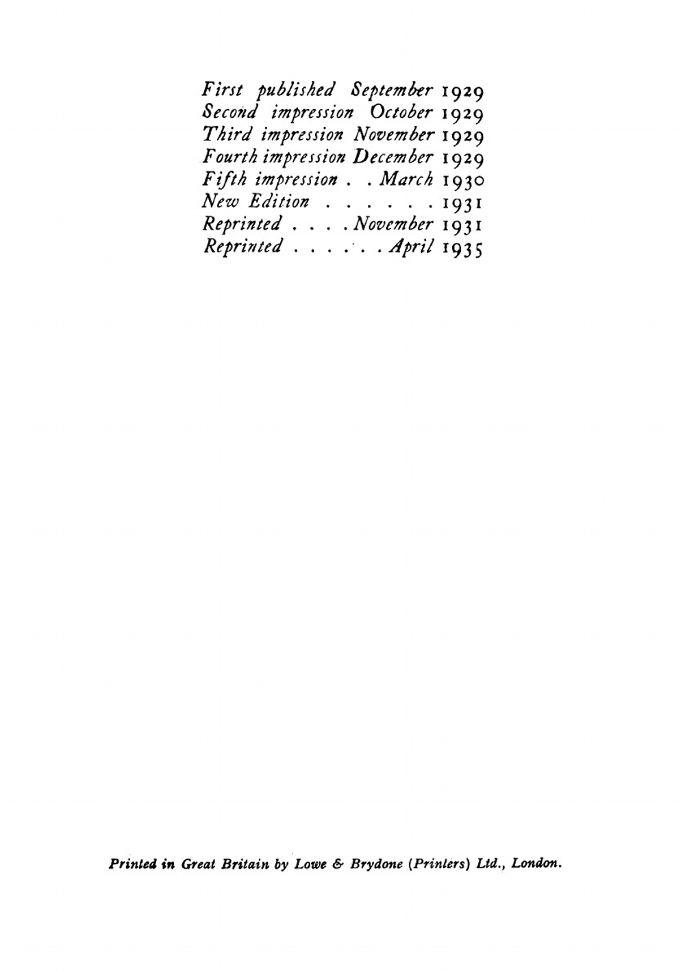 A Room of One's Own | Virginia Woolf