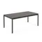 Раздвижной алюминиевый стол для улицы Zaltana с матовой черной отделкой 180 (240) x 100 см