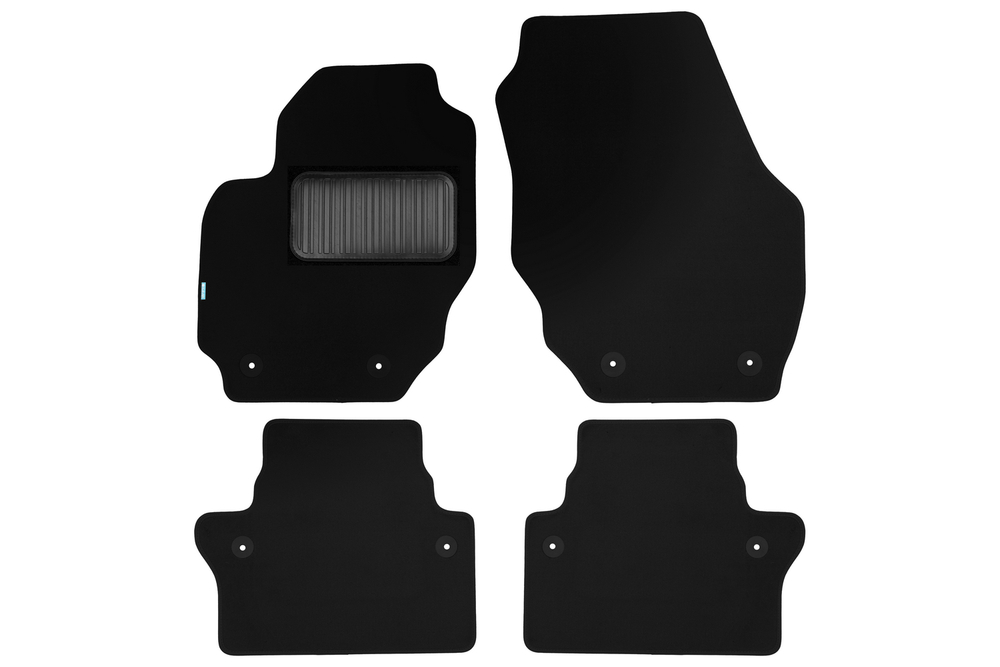 Коврики в салон для VOLVO XC70 АКПП 2007-2013, 2013-2016, внедорожник , 4 шт. (текстиль) KLEVER03500822110KH