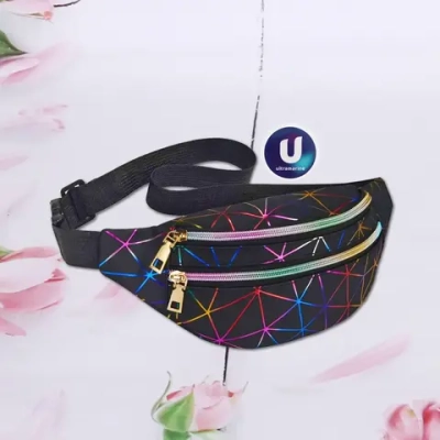 Сумка на пояс «Harizma», цвет черный, 31*12 см