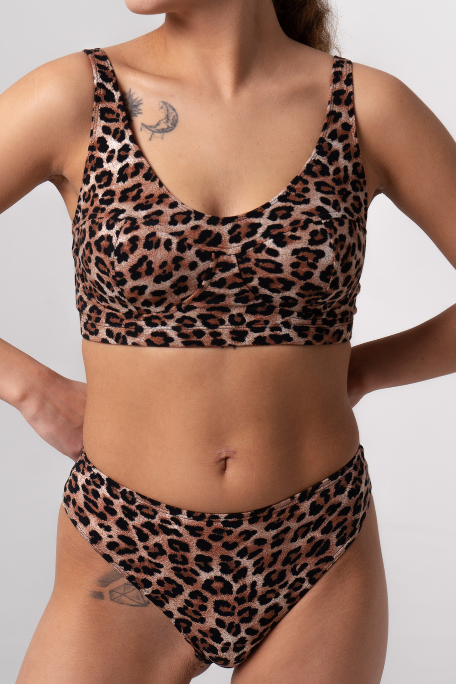 Бралетт №36 Leopard в двух цветах