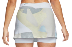 Теннисная юбка Nike Court Victory Women's Printed Tennis Skirt - white/black
