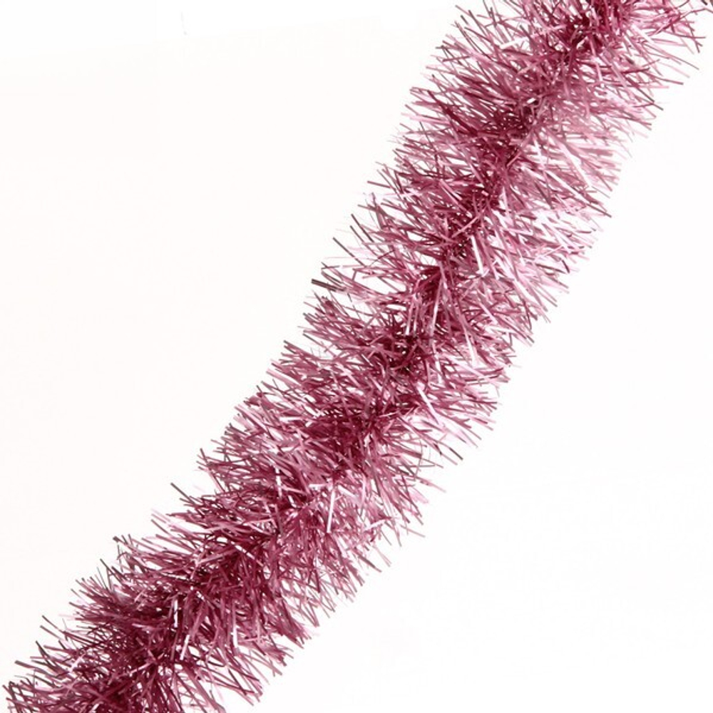 Мишура 2м 9см «Нежность» розовый