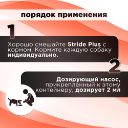 Кормовая добавка для лечения и профилактики заболеваний суставов STRIDE PLUS для собак, 500 мл