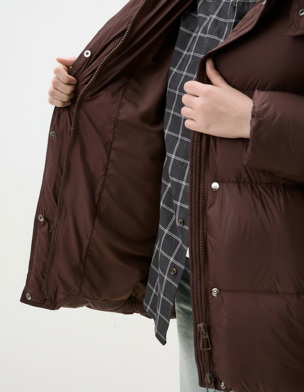 Объемный пуховик