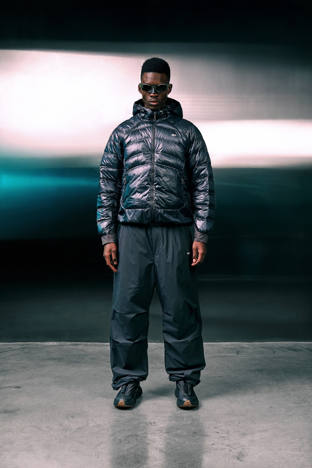 Брюки Nothomme Blue OCTA Fleece Wind Shell Lightweight Warm Pants "Dark Gray"