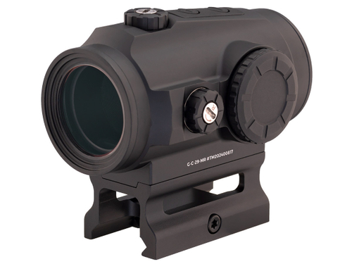 Коллиматорный прицел Gaut Tourmaline 1x29, закрытый, точка/круг красные, Weaver (G-C-29-MR)