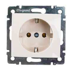 4320/4420 Розетка с заземлением 10 шт слоновая кость