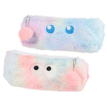 Пенал-косметичка Basir без наполнения, 21*9*4 см, серия "цветные глаза", с искусственным мехом, разноцветный, ассорти