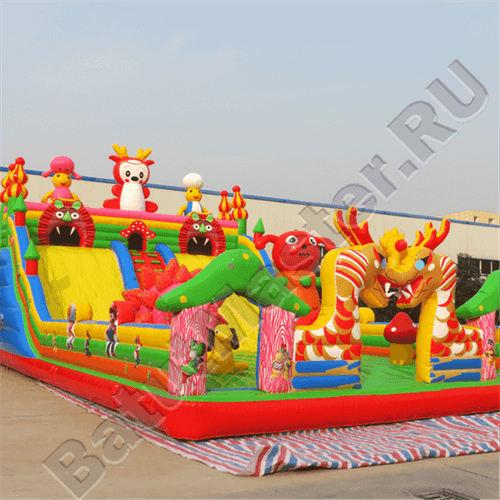 Коммерческий надувной батут "Драконы"