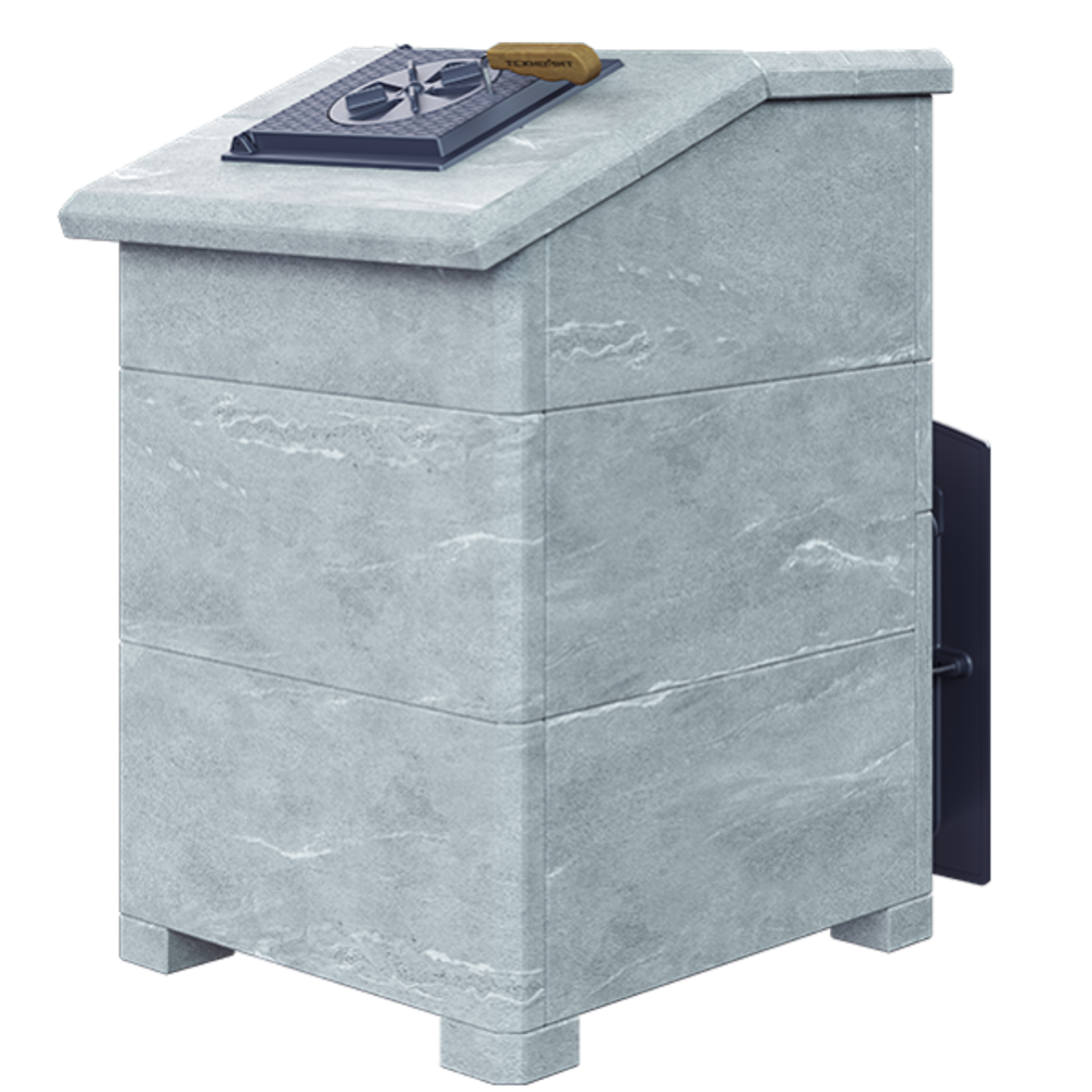 Чугунная печь для бани Комплект Гроза 18 (П2) Президент 850/40 Талькохлорит