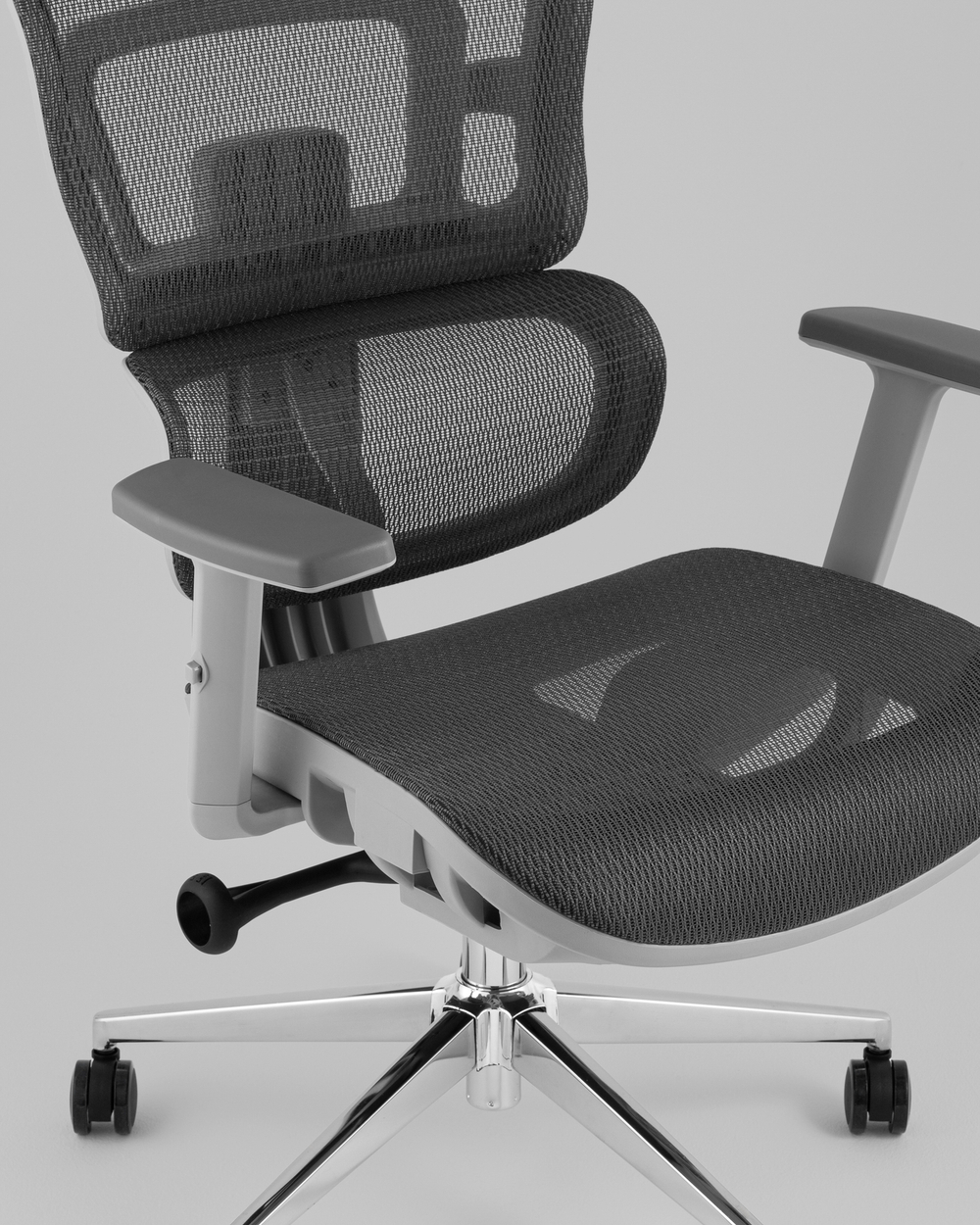 Кресло офисное TopChairs Techno Professional серый