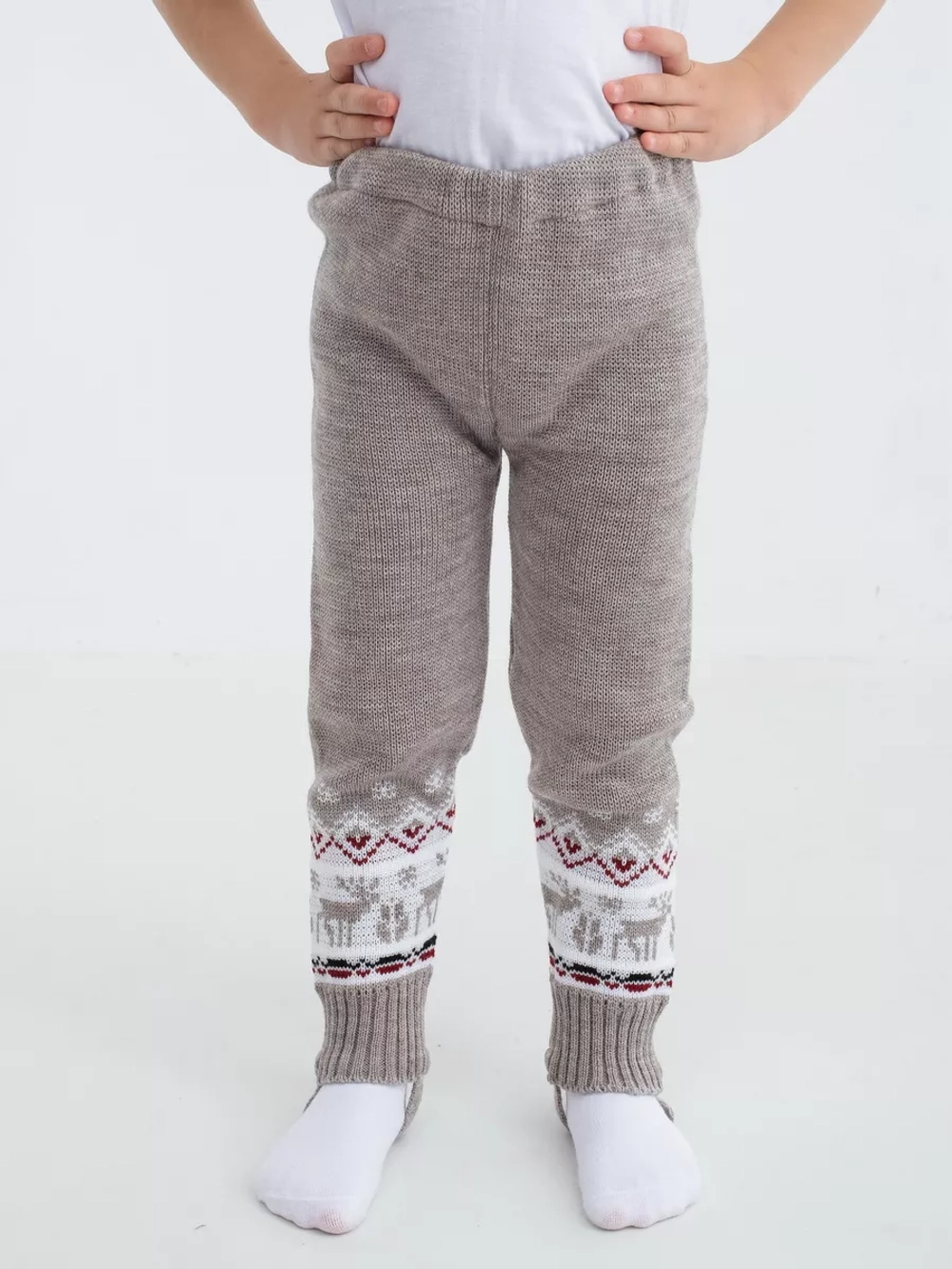 Рейтузы вязаные с орнаментом