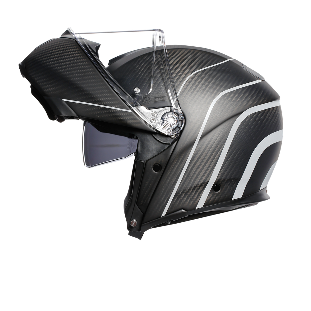 AGV SPORTMODULAR Multi PLK Refractive Carbon Silver