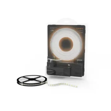 Лента LED 2835/60-SMD 4,8W 12V DC теплый белый IP20 (блистер 5м) 1/50 312400148 Gauss