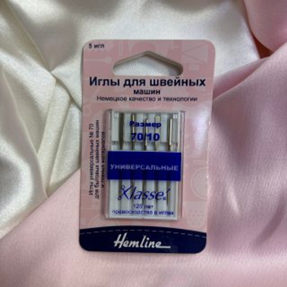 Иглы для швейных машин универсальные HEMLINE
