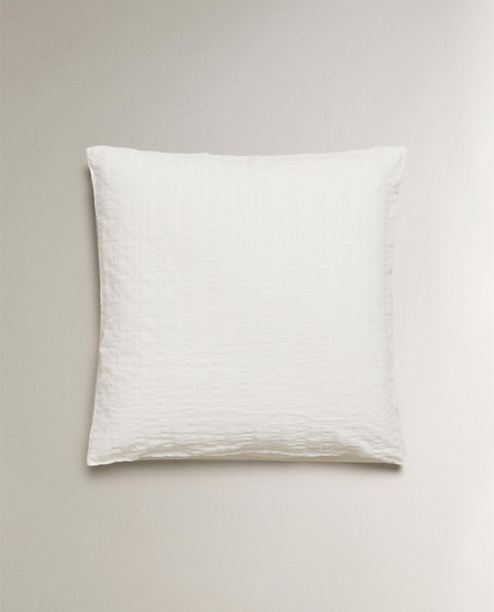 Наволочка Zara Home, хлопок 95%, вискоза 5%, однотонный, 6193/091