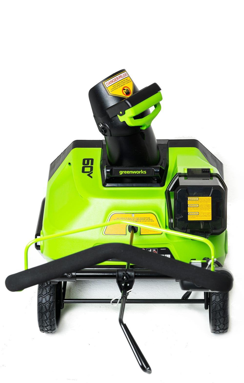 Аккумуляторный снегоуборщик Greenworks GD60PSTk4, 2602907UB,60v, 51 см, АКБ 4 А·ч и ЗУ