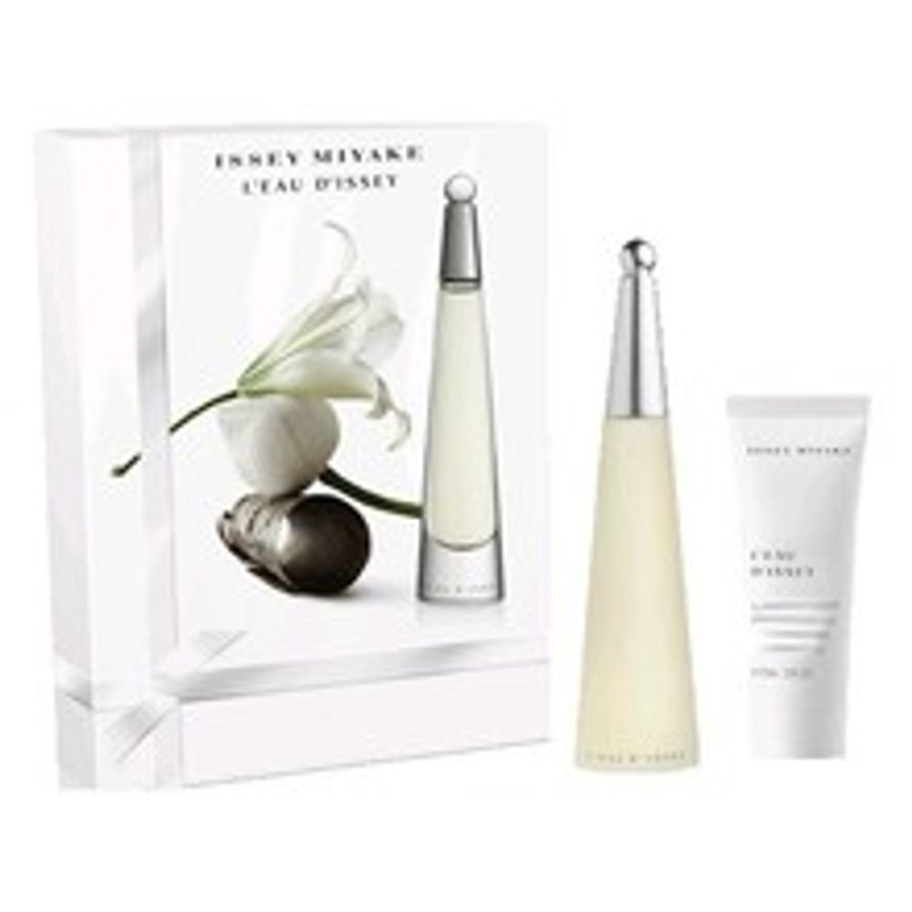 Issey Miyake L'Eau D'Issey Gift Set 100 ml EDT and body moisturizer L'Eau D'Issey 75 ml 100ml