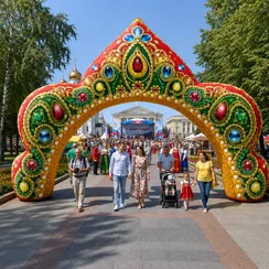 Надувная арка "Кокошник"