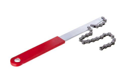 Ключ TRIX "хлыст", для снятия трещоток и кассет, красно-серебристый