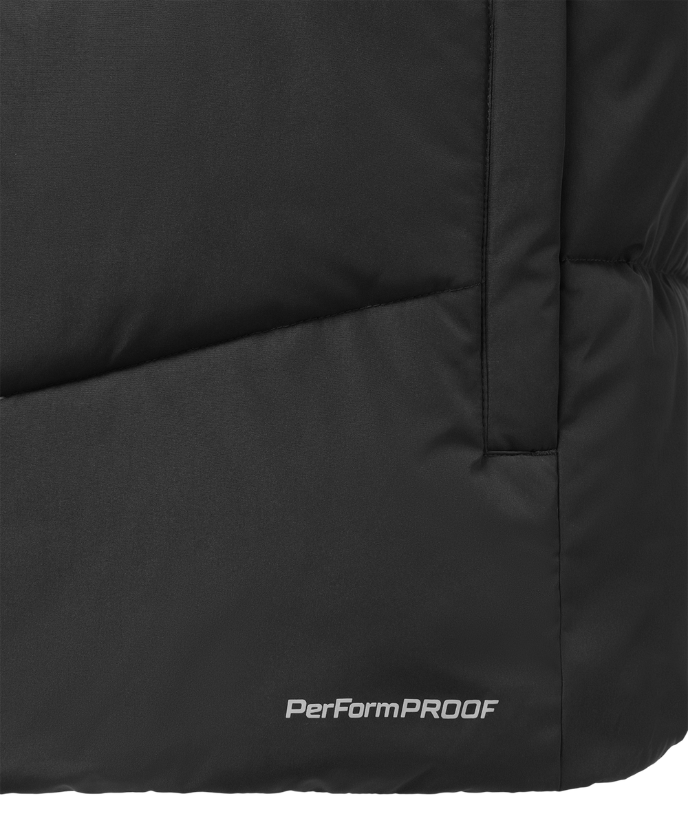 Жилет утепленный c капюшоном JÖGEL ESSENTIAL PerFormPROOF Padded Hooded Vest, черный